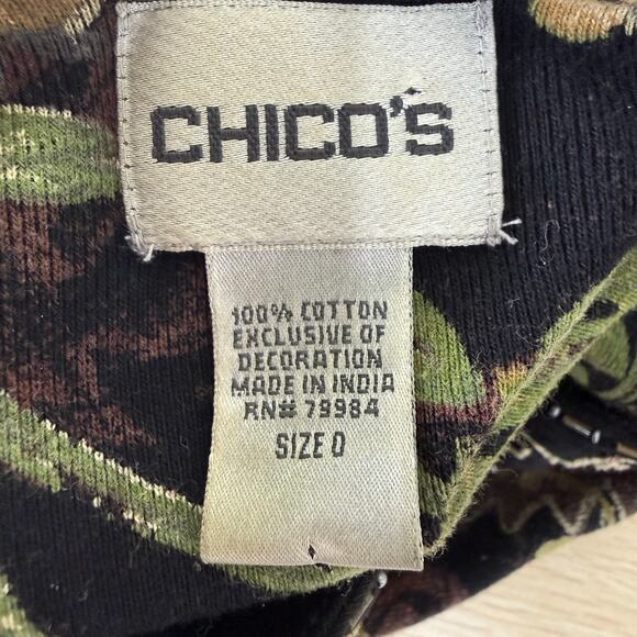 90s Y2k Floral Embroidered Beaded Top Fairy Grunge Forest Whimsigoth Witchy S M - Picture 7 of 8